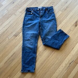 Everlane - High Waist Straight Jean - Regular Length - Indigo